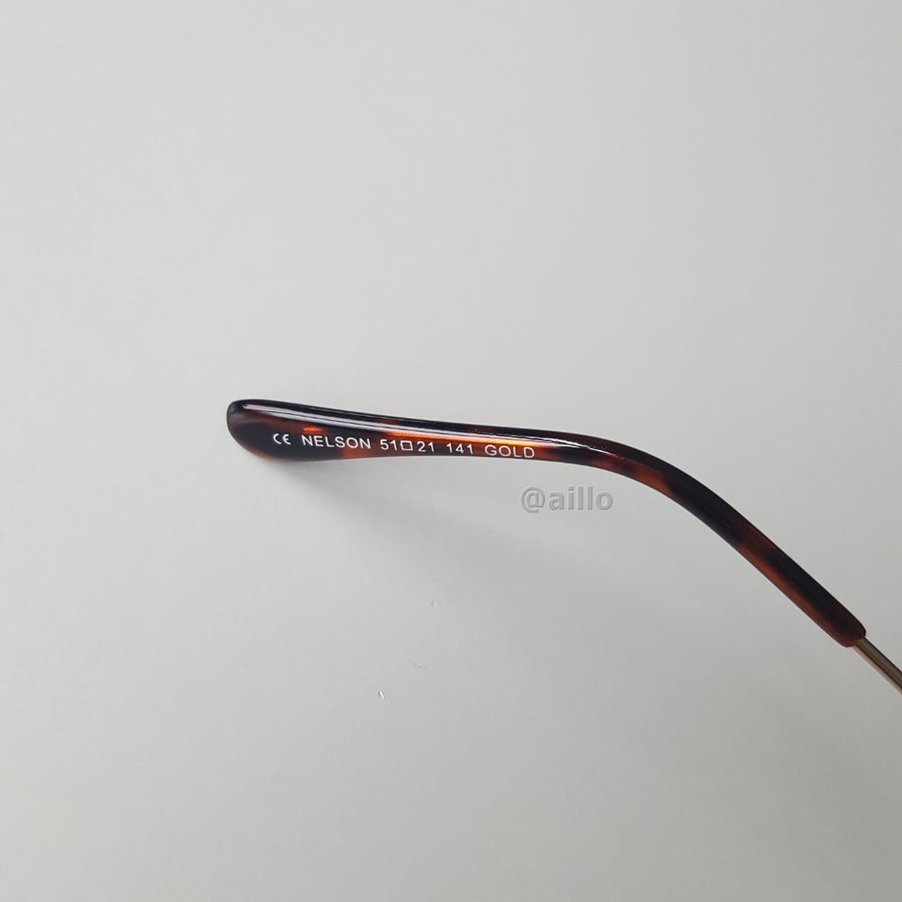 Lucky 🍀 Brand NELSON GOLD Wire Round Sunglasses - Picture 7 of 9